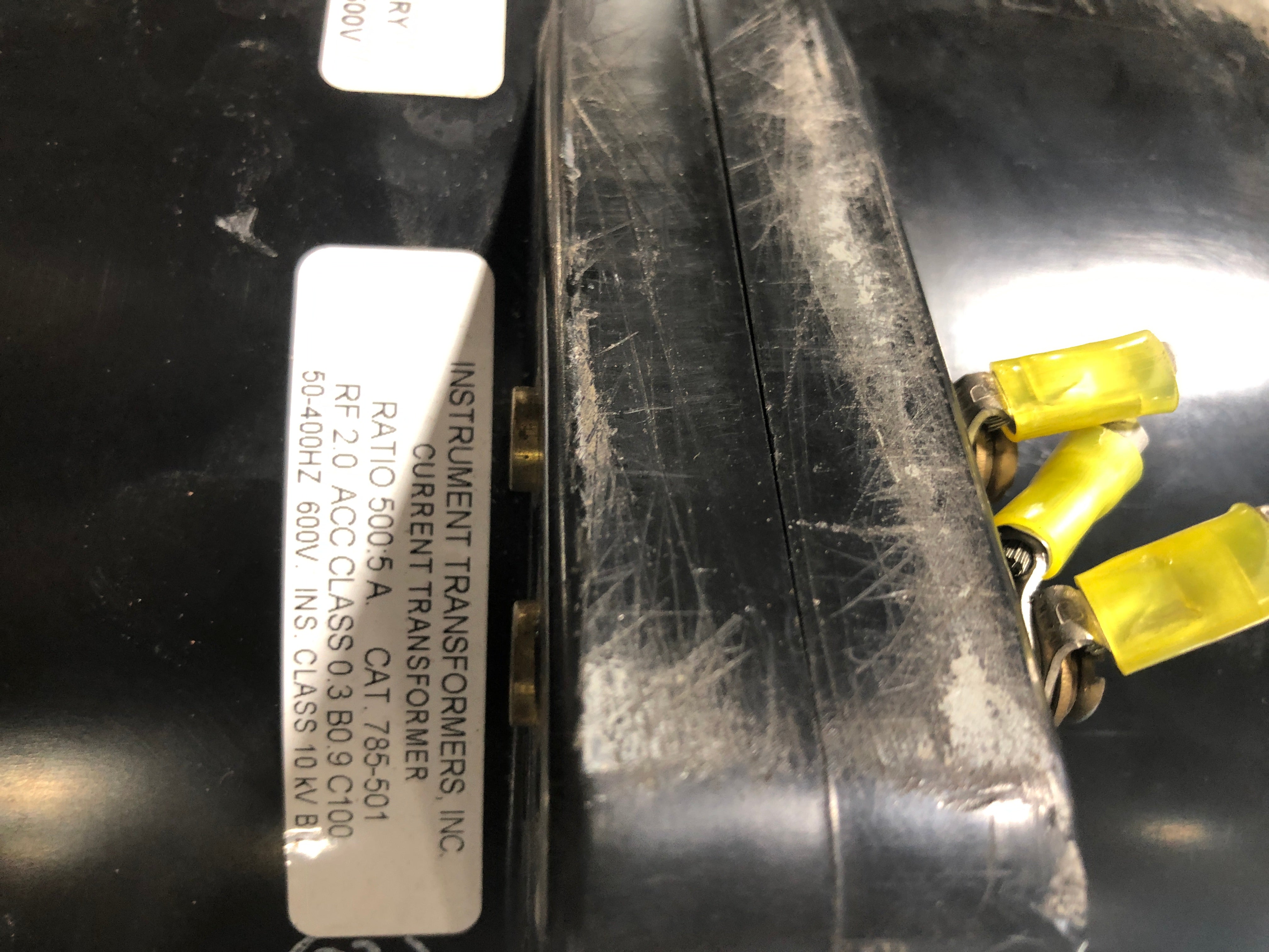 Instrument Transformers, Inc. 785-501 Current Transformer Ratio 500.5A