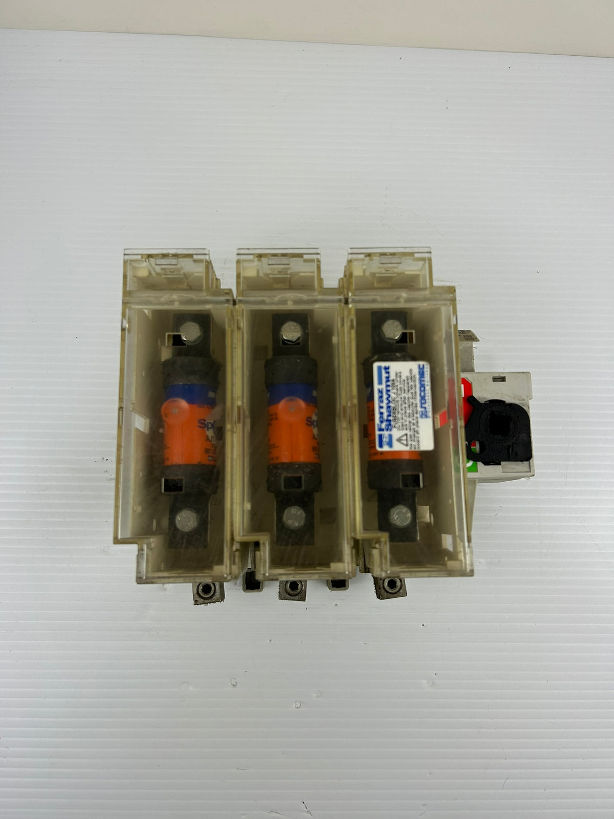 Ferraz Shawmut FUSERBLOC J 100A FBJ100 3-Pole Fuse Holder Switch