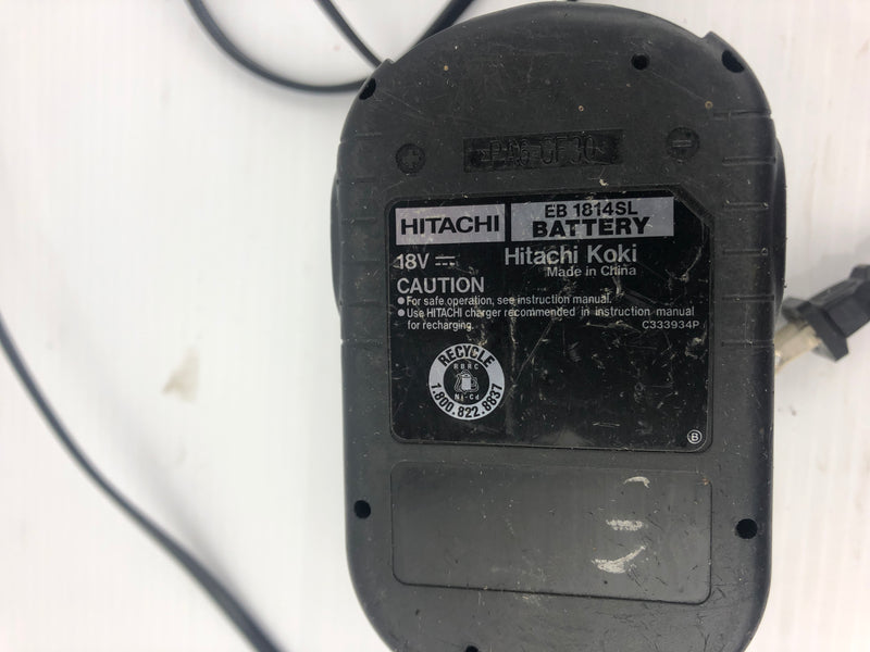 Hitachi UC18YG Battery Charger Ni-Cd 7.2-18V and Battery EB 1814SL