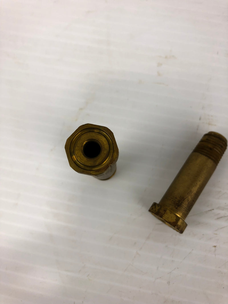 2" Brass Nozzle Welding Fitting - Lot of 2