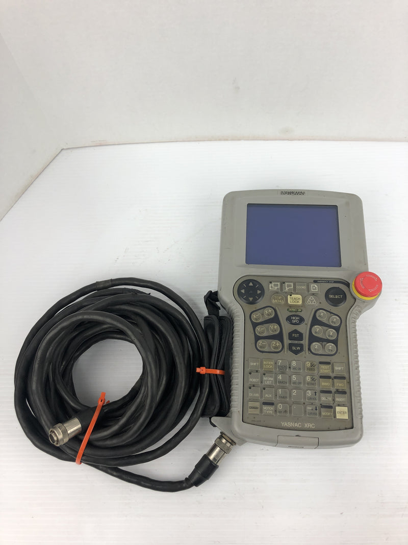 Yaskawa Electric Motoman JZNC-XPP02B Teach Pendant D001Y2695590043 with Cable