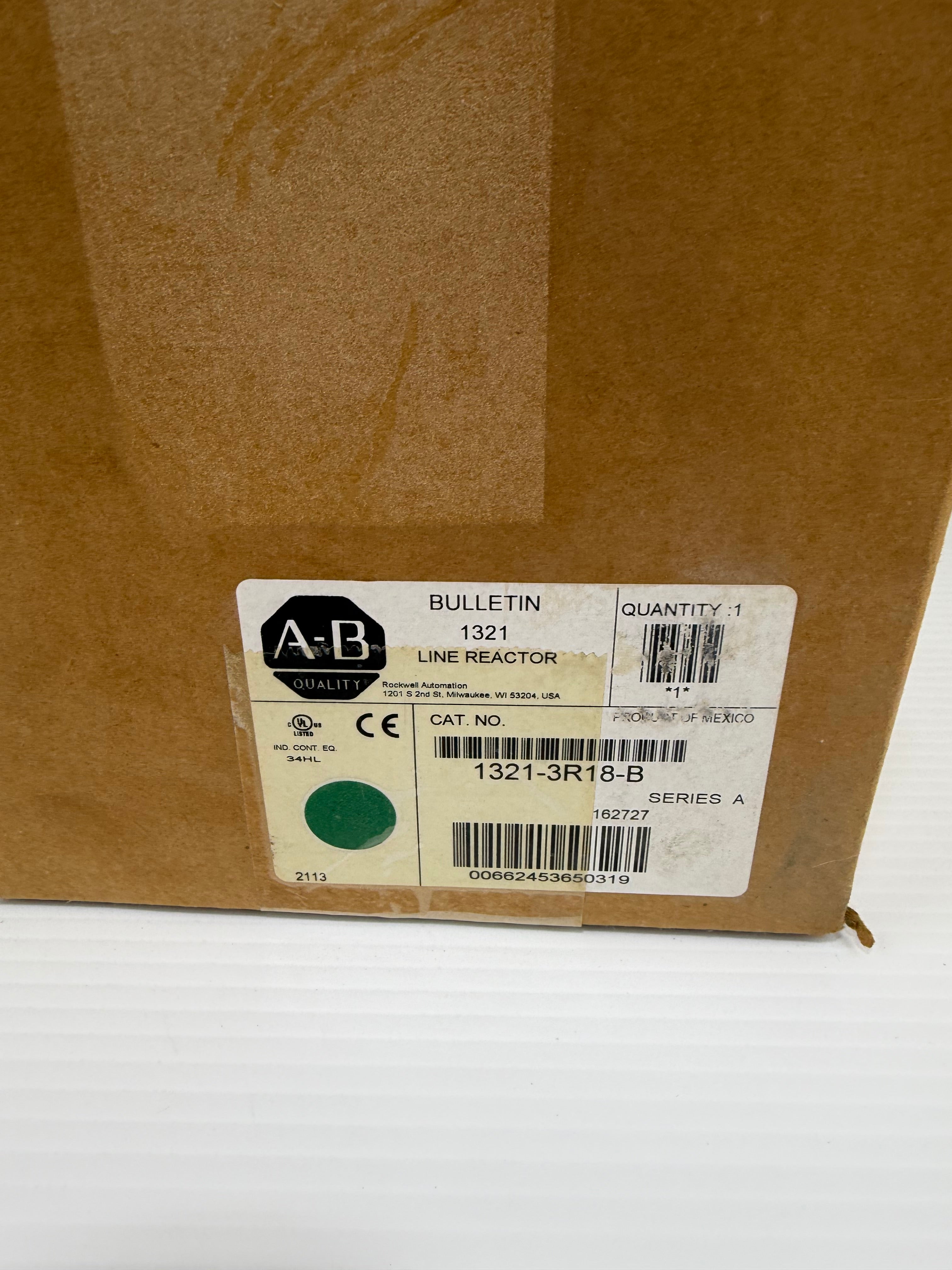 Allen Bradley 1321 Line Reactor 1321-3R18-B