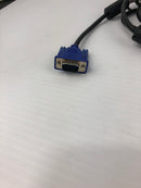 AWM Monitor Cable E89980-D 20276 30V 15-Pin Male VGA LL64151-D Ft 1