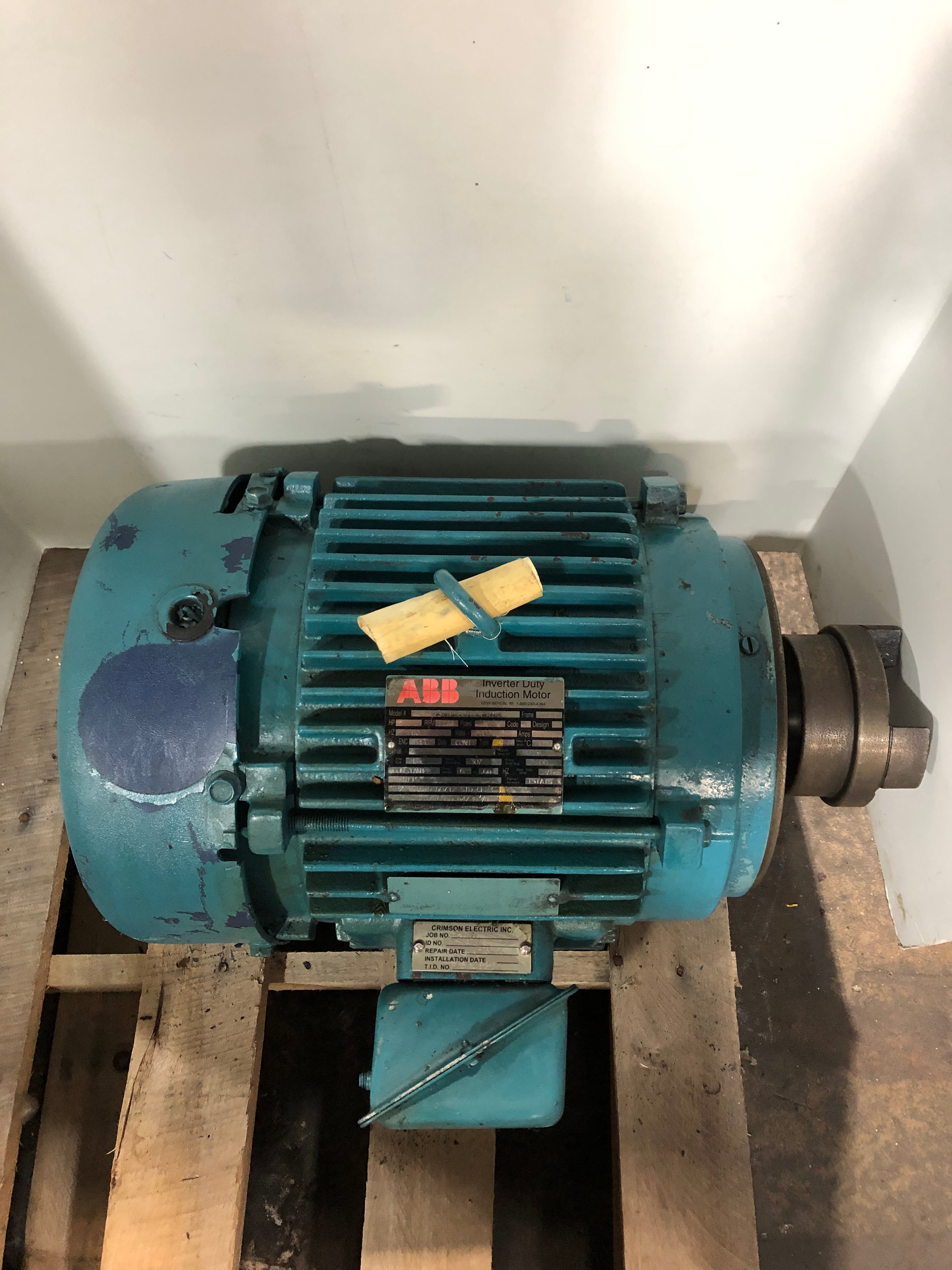 ABB 4VM 213TTFS6076ER R142 Inverter Duty Induction Motor 3 HP 1174 RPM Type TFS