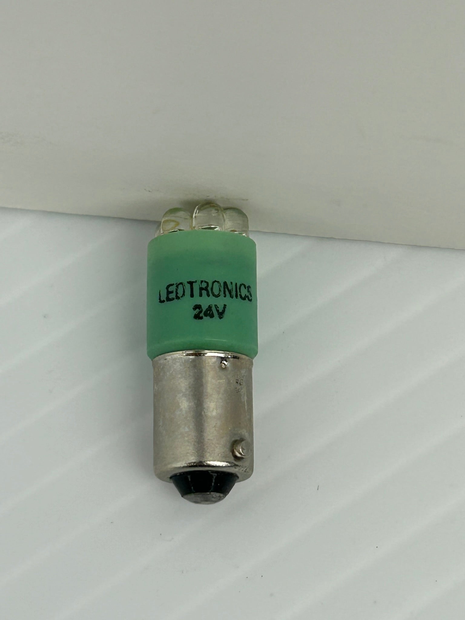 Ledtronics B3127CPG5 Mini Green LED Lamp Light Bulb 24V - Lot of 7