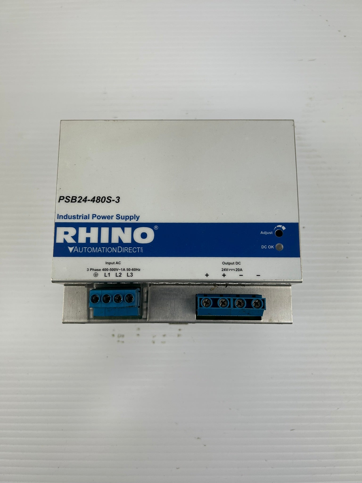 Rhino Automation Direct PSB24-480S-3 Industrial Power Supply