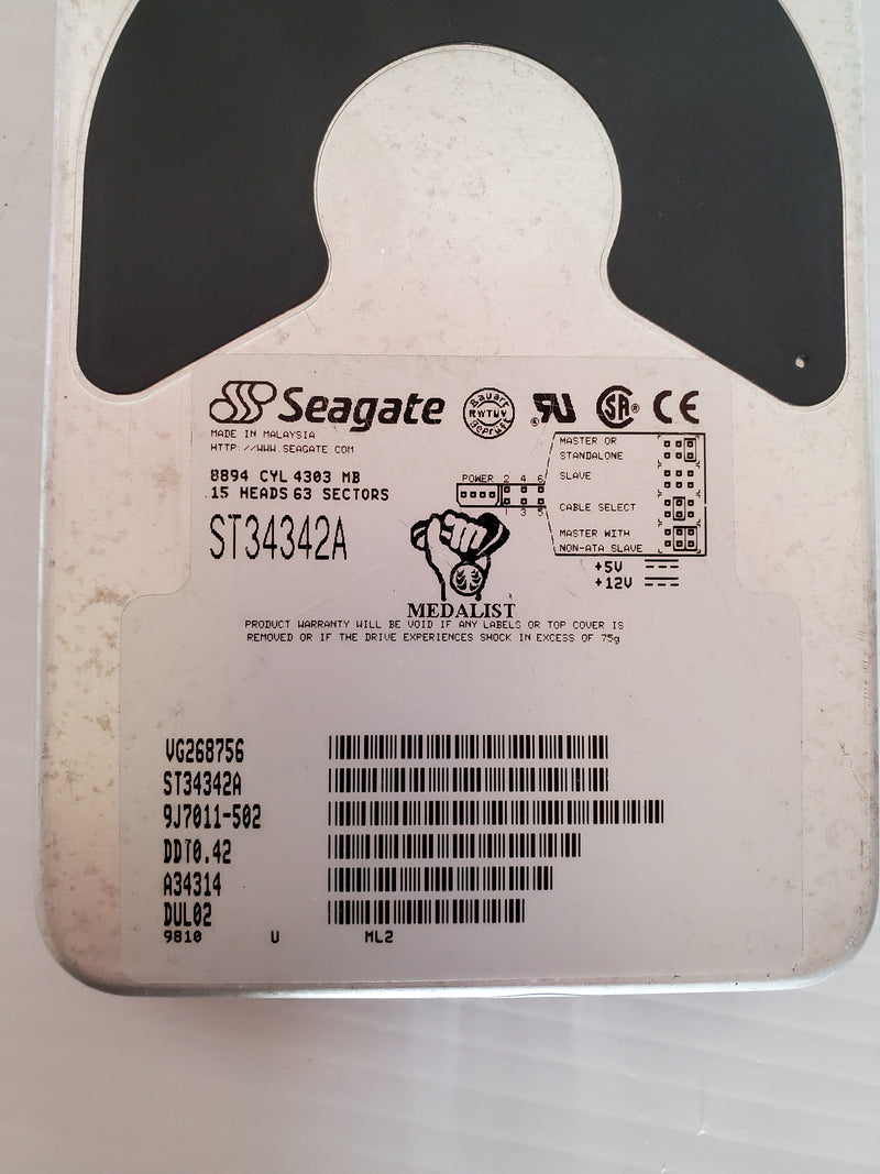 Seagate ST34342A Hard Drive