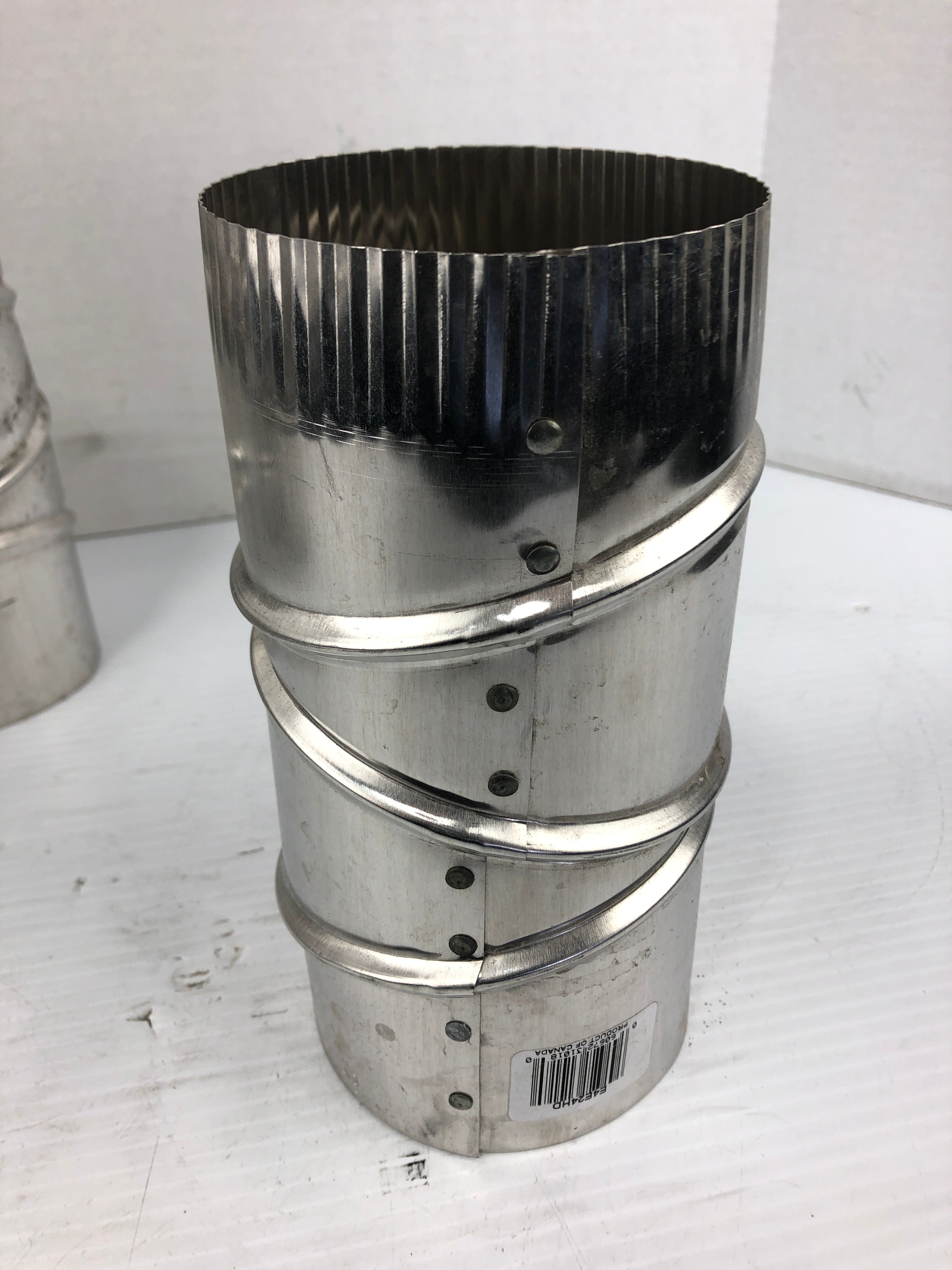 Everbilt E4E24HD 4" Aluminum 90-Degree Elbow Adapter Fitting - Lot of 4