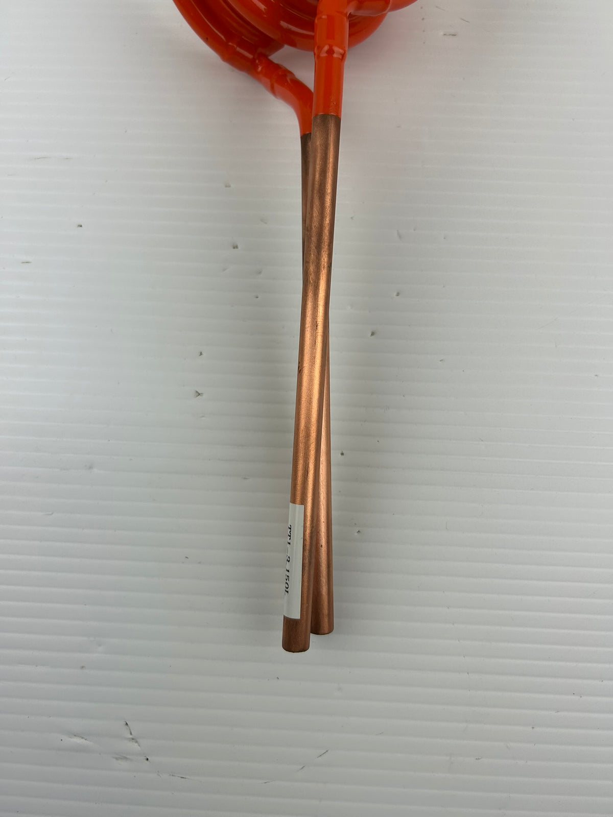 High Frequency Copper Tube Induction Heating Coil for Welding TT1-3.150L Orange