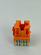 Krone 1356065 TrueNet Category 6 Jack Cat 6 Connector Orange - Lot of 50