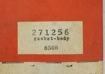 Briggs & Stratton 271256 Gasket Body 8508