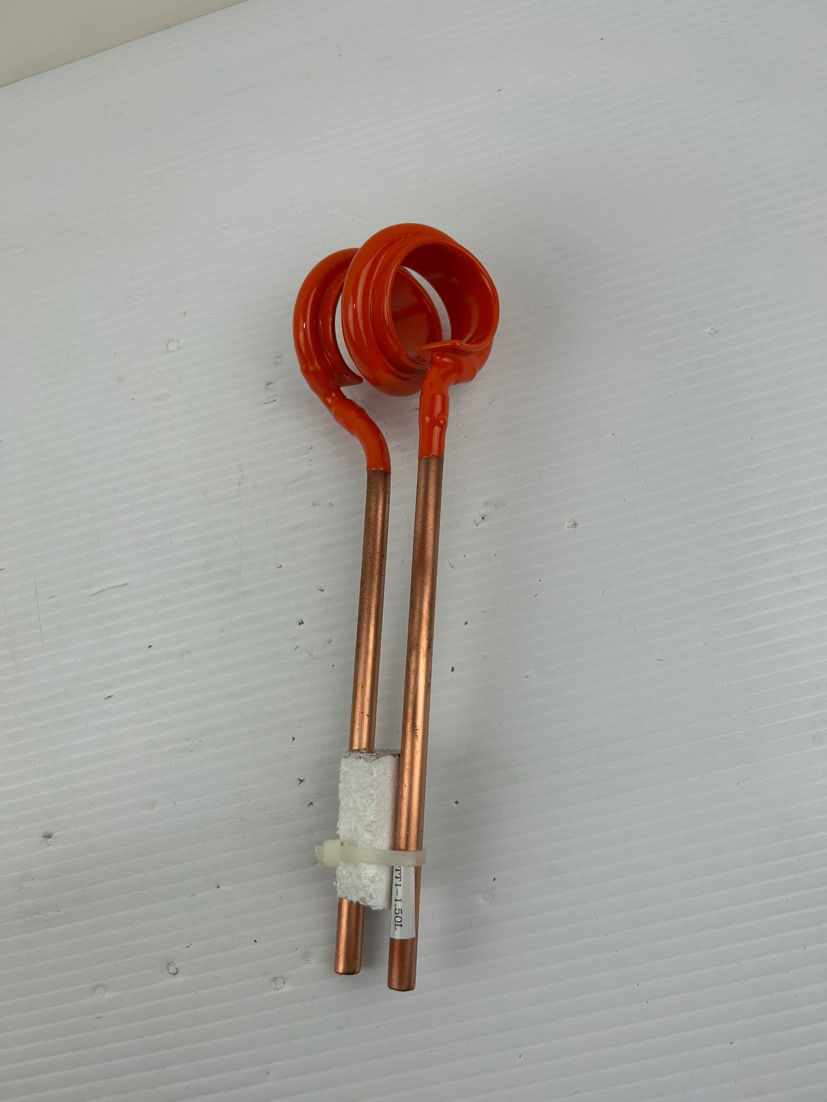 High Frequency Copper Tube Induction Heating Coil for Welding TT1-1.50L Orange