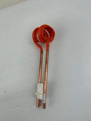 High Frequency Copper Tube Induction Heating Coil for Welding TT1-1.50L Orange