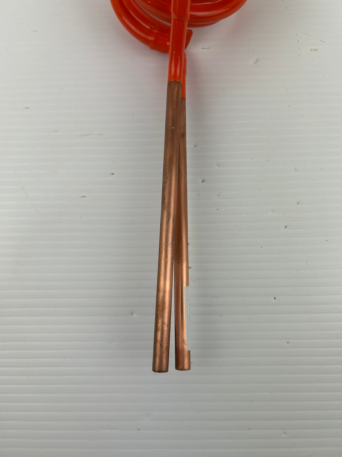 High Frequency Copper Tube Induction Heating Coil for Welding TT1-3.150L Orange