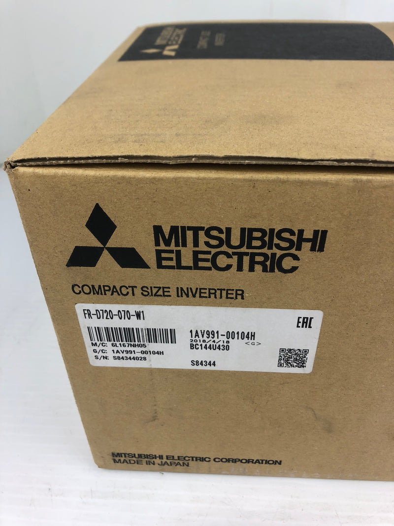 Mitsubishi FR-D720-070-W1 Inverter Drive Compact