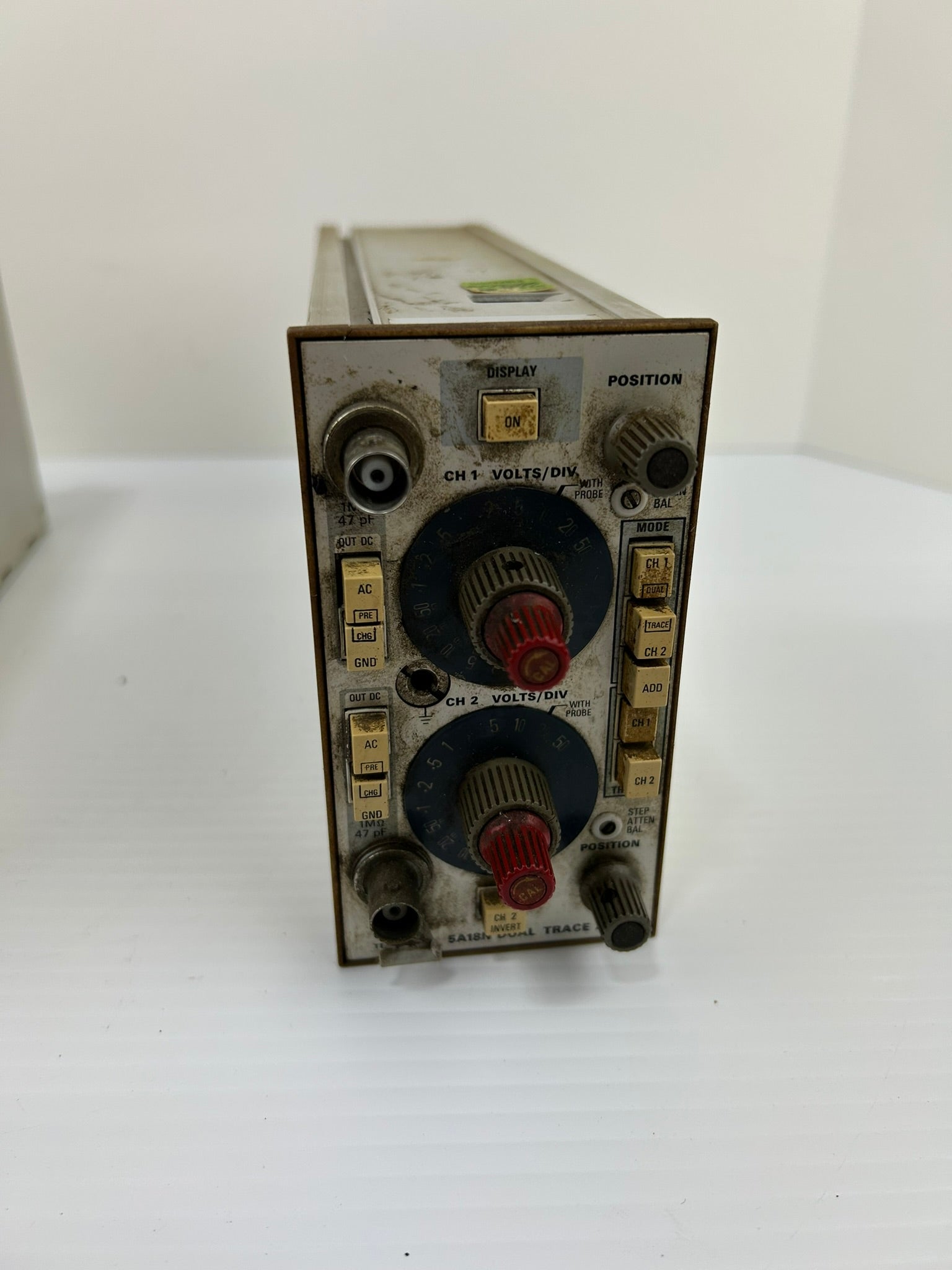 Tektronix Lot of 3 Dual Trace AMPL Modules 5A18N & 5B10N