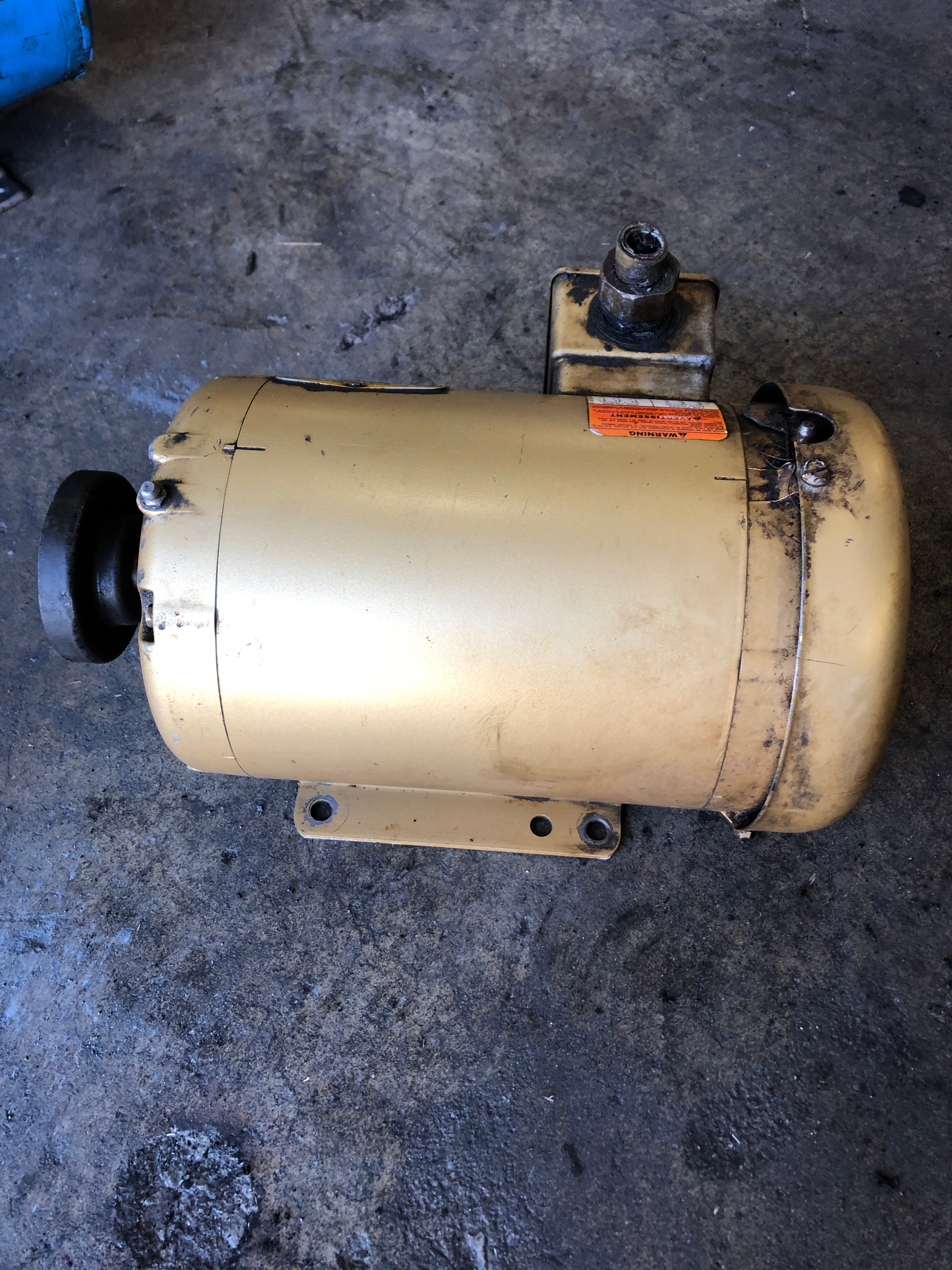 Baldor Reliance EM3555T General Purpose Motor 2HP 3490 RPM 230/460V 145T Frame