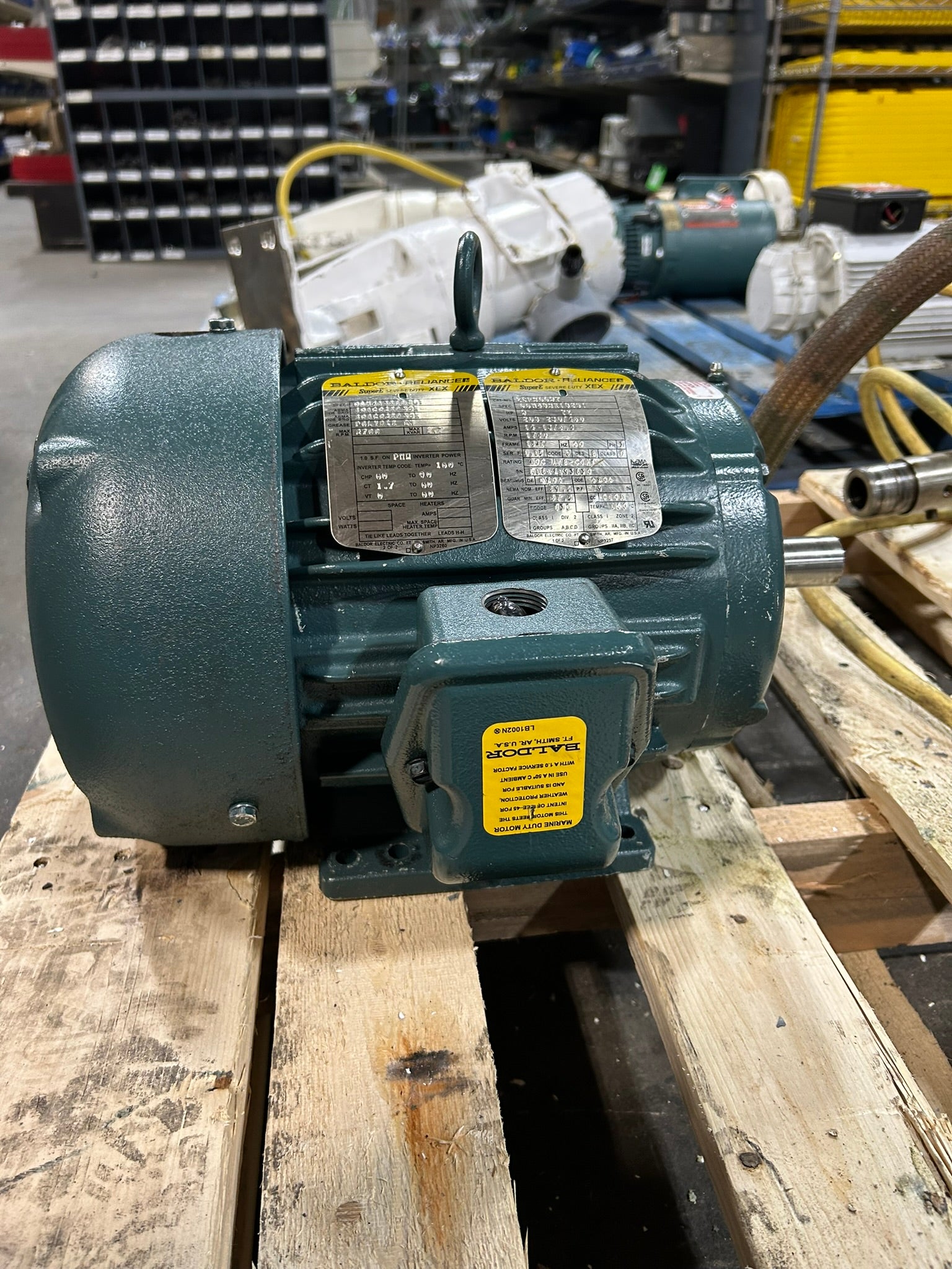 Baldor Reliance ECP3665T AC Motor 5HP 1750 RPM 184T Frame 60 HZ 3PH