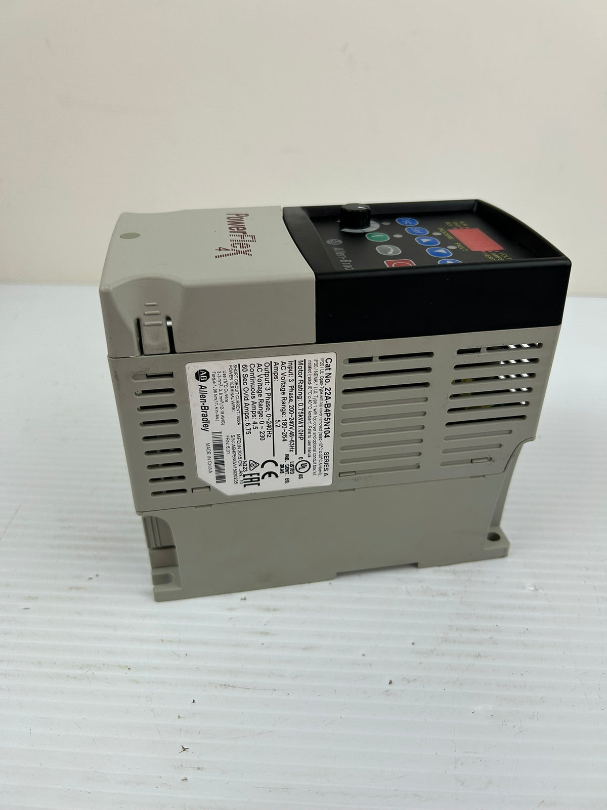 Allen Bradley 22A-B4P5N104 PowerFlex 4 Drive Series A