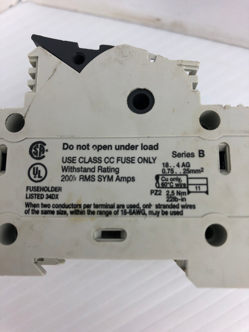 Allen-Bradley 1492-FB3C30-L Fuse Holder Ser. B 600V 30A 4P