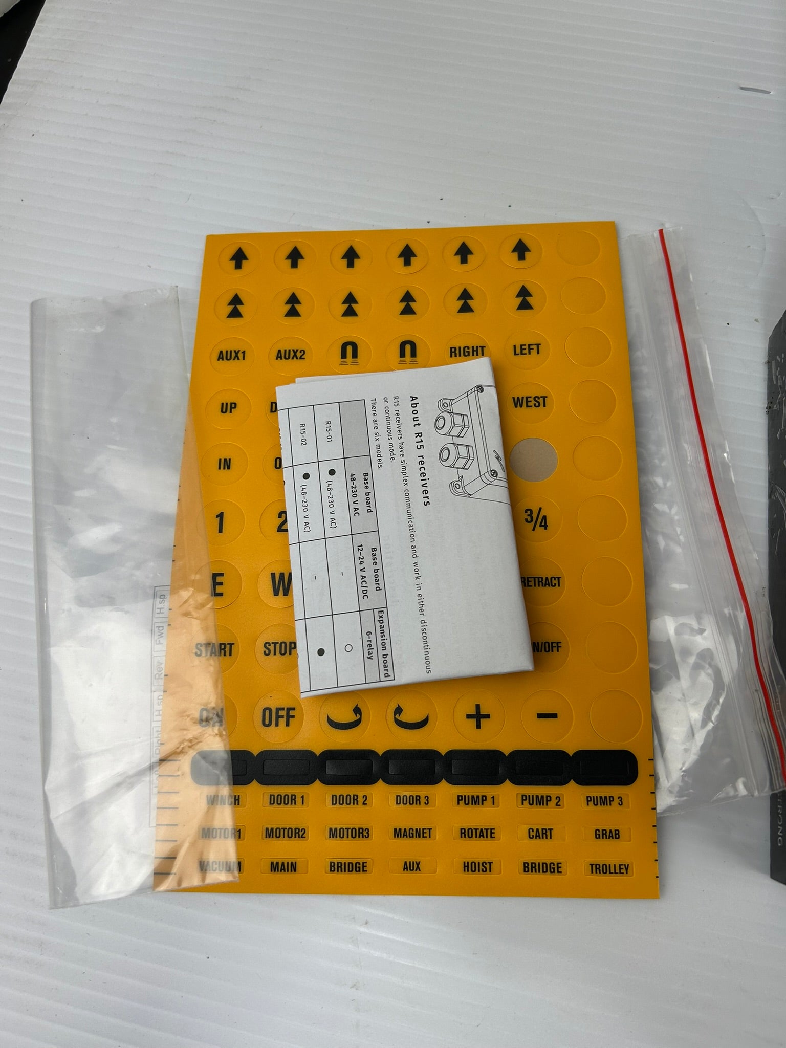 Tele Radio T19-02 R15-02 Tiger G2 Wireless Remote Control System
