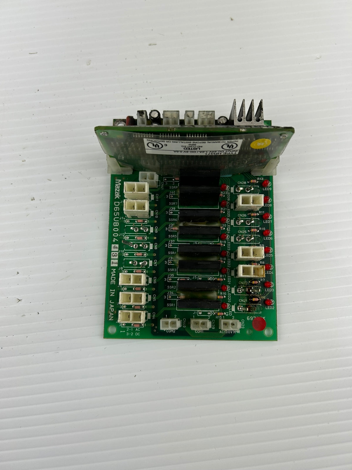 Mazak HR371 CNC Relay Output Board D65UB004 24V 1.2A PCB