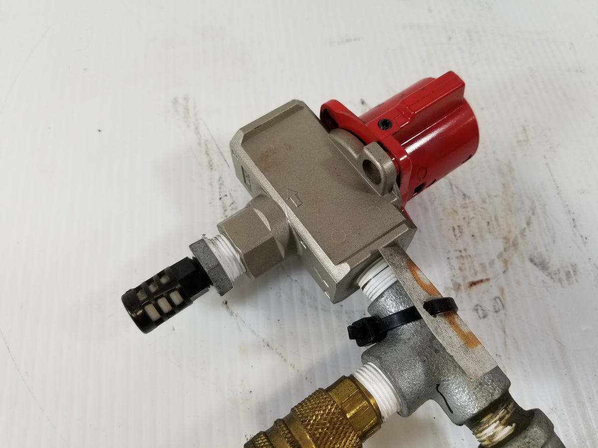 SMC VHS40-03 Modular Pneumatic Lockout Exhaust Valve