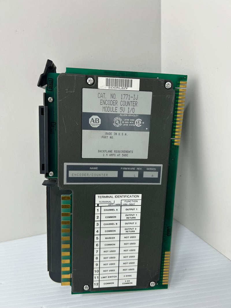 Allen-Bradley 1771-IJ Encoder Counter Module I/O Series A Rev L