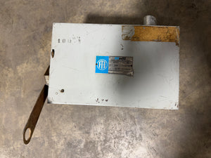 ITE Gould UV363 XL-U Fusible Bus Plug 100A 600V 3PH 3W Used