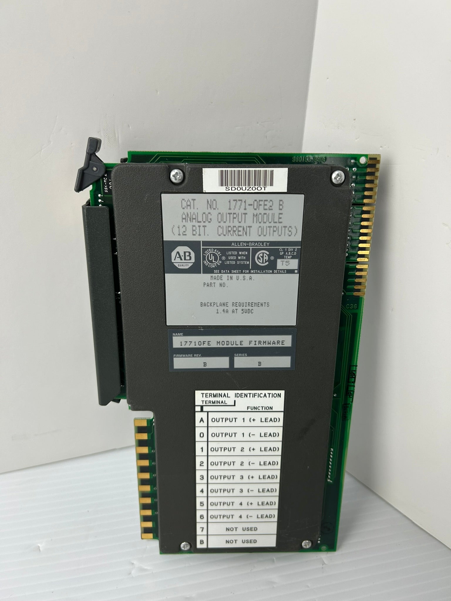 Allen-Bradley 1771-0FE2 Analog Output Module Series B