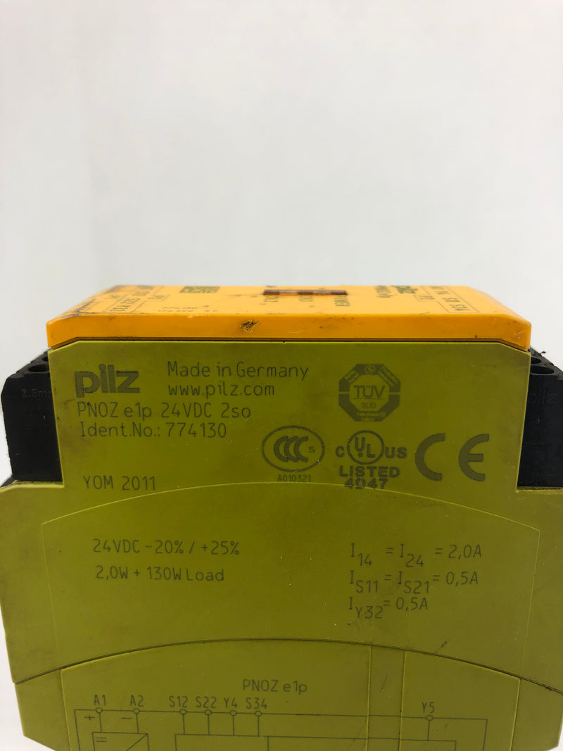 Pilz PNOZ e1p Safety Relay 24VDC 2n/o