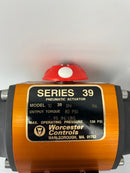 Worcester Controls 1039SNR6 Pneumatic Actuator Ser 39 120PSI B4466TSE Ball Valve