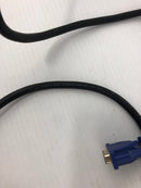 AWM Monitor Cable E89980-D 20276 30V 15-Pin Male VGA LL64151-D Ft 1