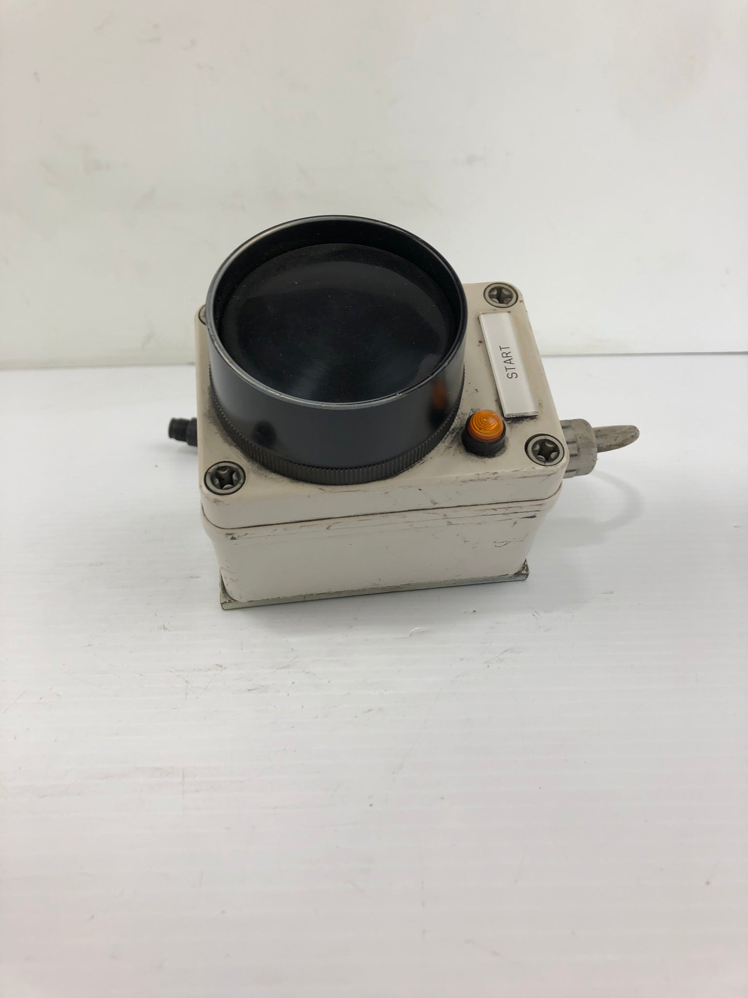 Industrial Push Button Switch Black Safety Pushbutton Right Mount with Cable
