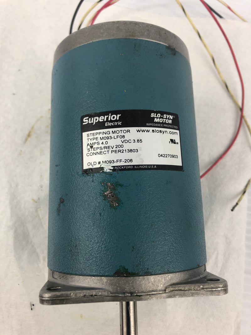 Superior Electric M093-LF08 SLO-SYN Stepping Motor 4.0 Amps 3.85VDC