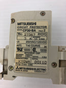 Mitsubishi Electric CP30-BA Circuit Protector 2 Pole 3A 250VAC/125VDC