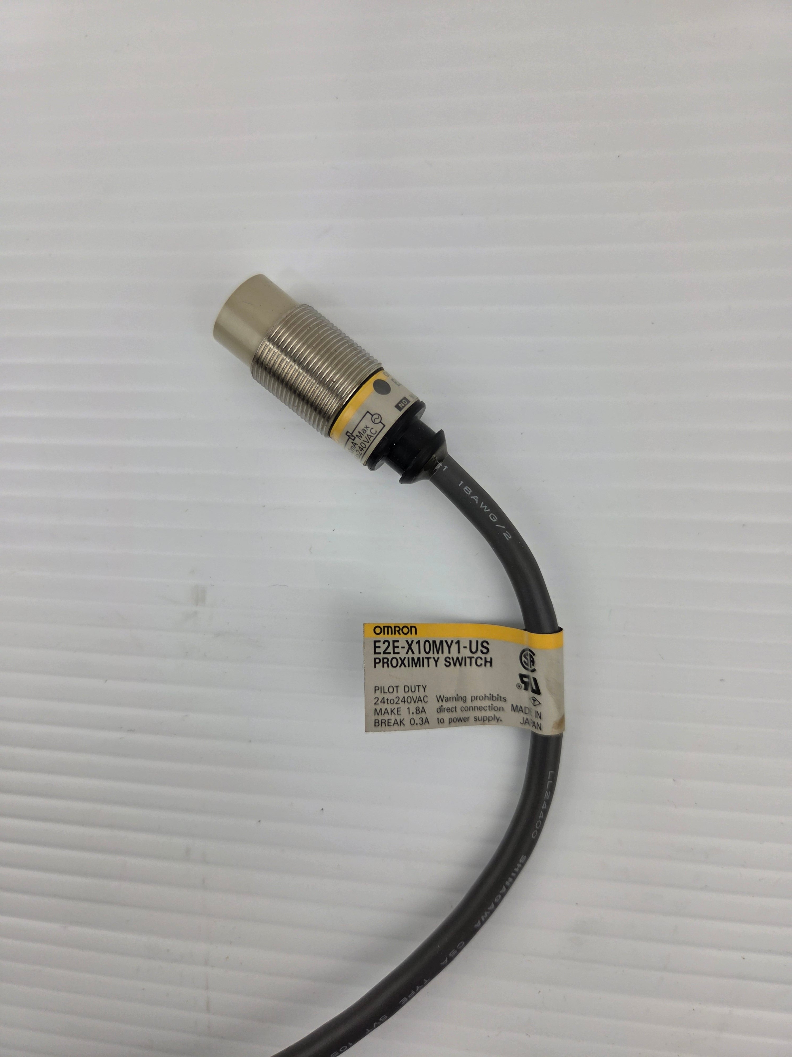 Omron E2E-X10MY1-US Inductive Proximity Sensor 10mm 20-264VAC M18
