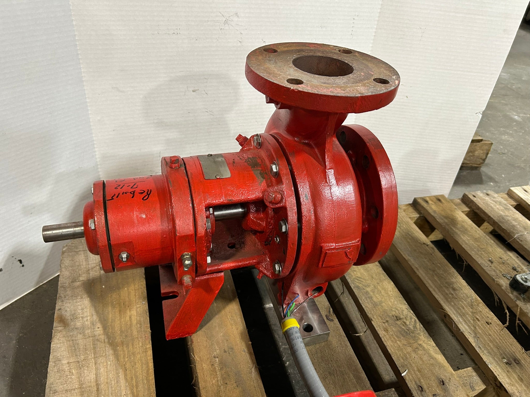 Worthington D-1012 Centrifugal Pump 4X3X6 Material DI 275 PSI 6.25 Imp. Dia.