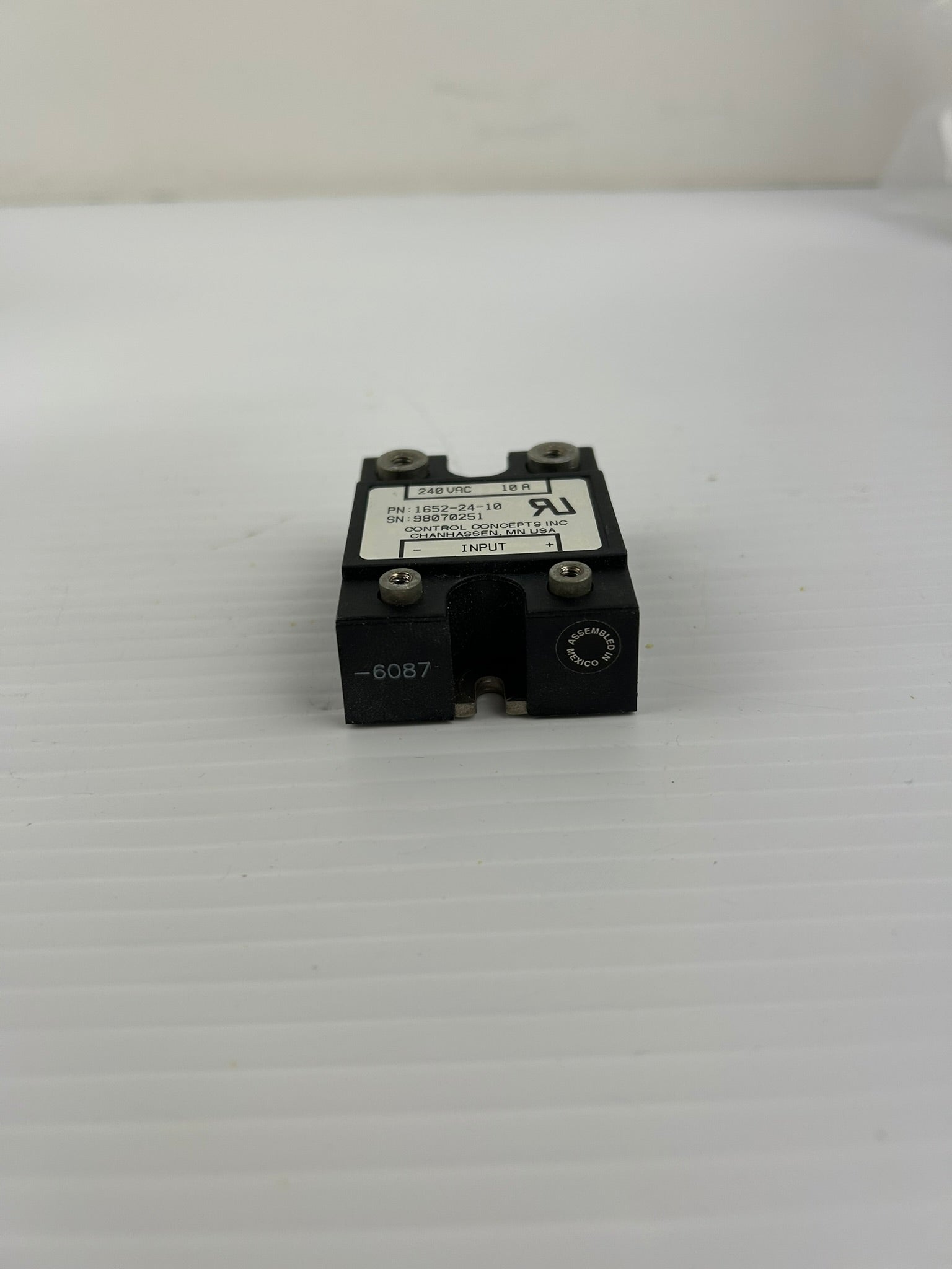 Control Concepts 1652-24-10 Solid State Relay 240 VAC 10A