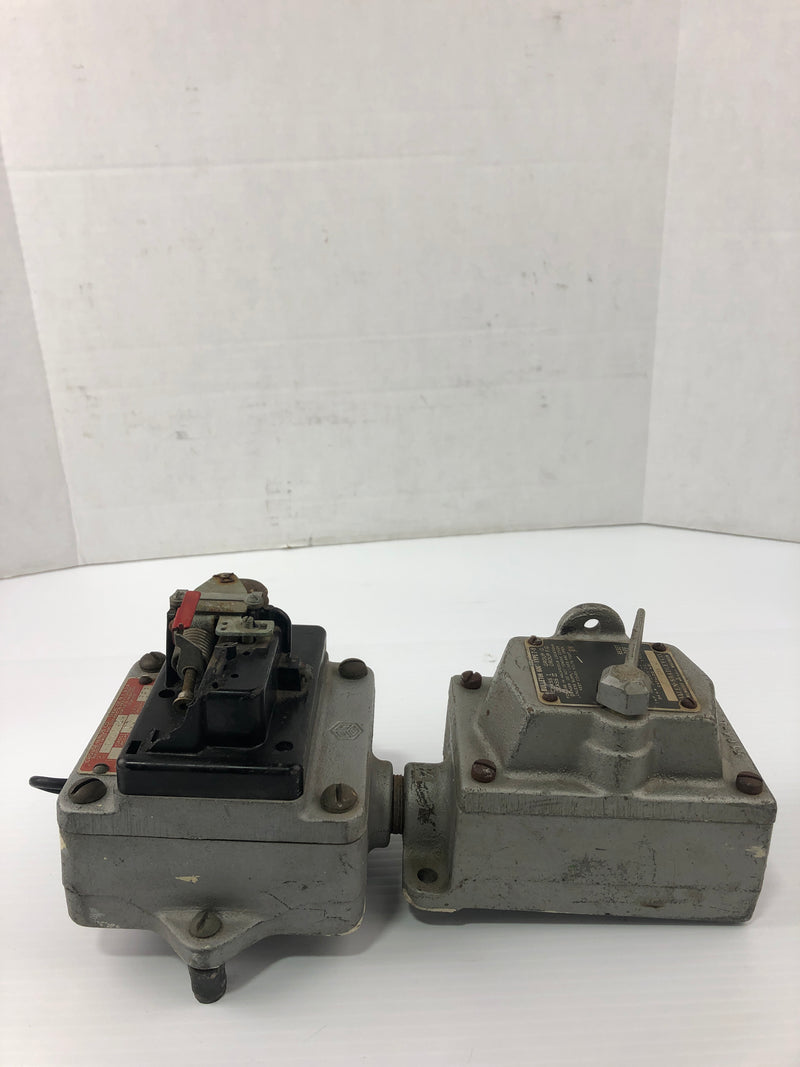 Allen-Bradley 600-TEX5 Starter Switch Ser. A With Crouse-Hinds HRC42A24 Condulet