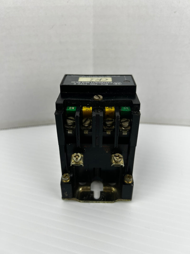 Allen-Bradley 700-R220A1 Electrically Held Relay Bul.700 Type: R Ser. B 600V 30A