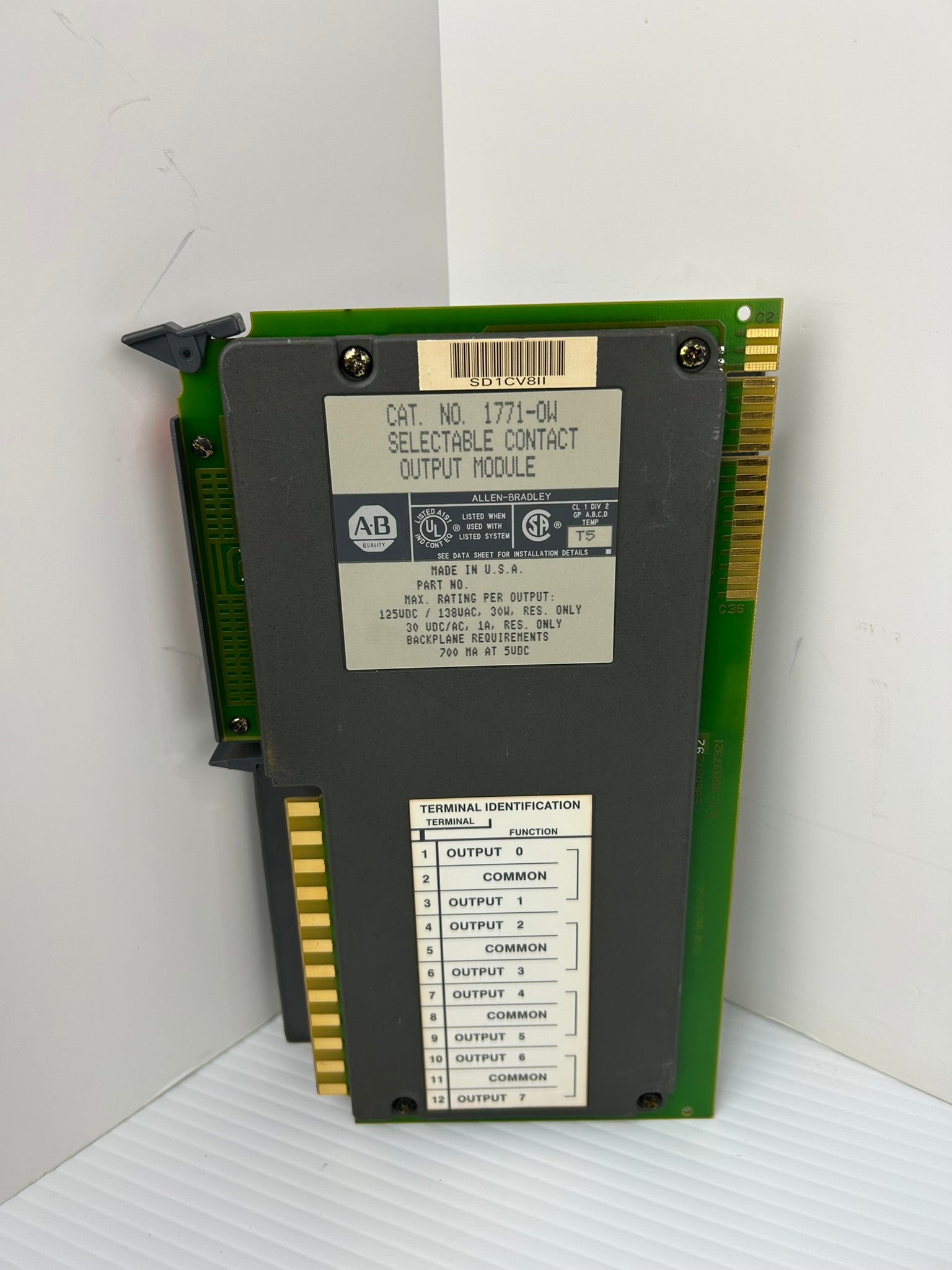 Allen-Bradley 1771-0W Selectable Contact Output Module