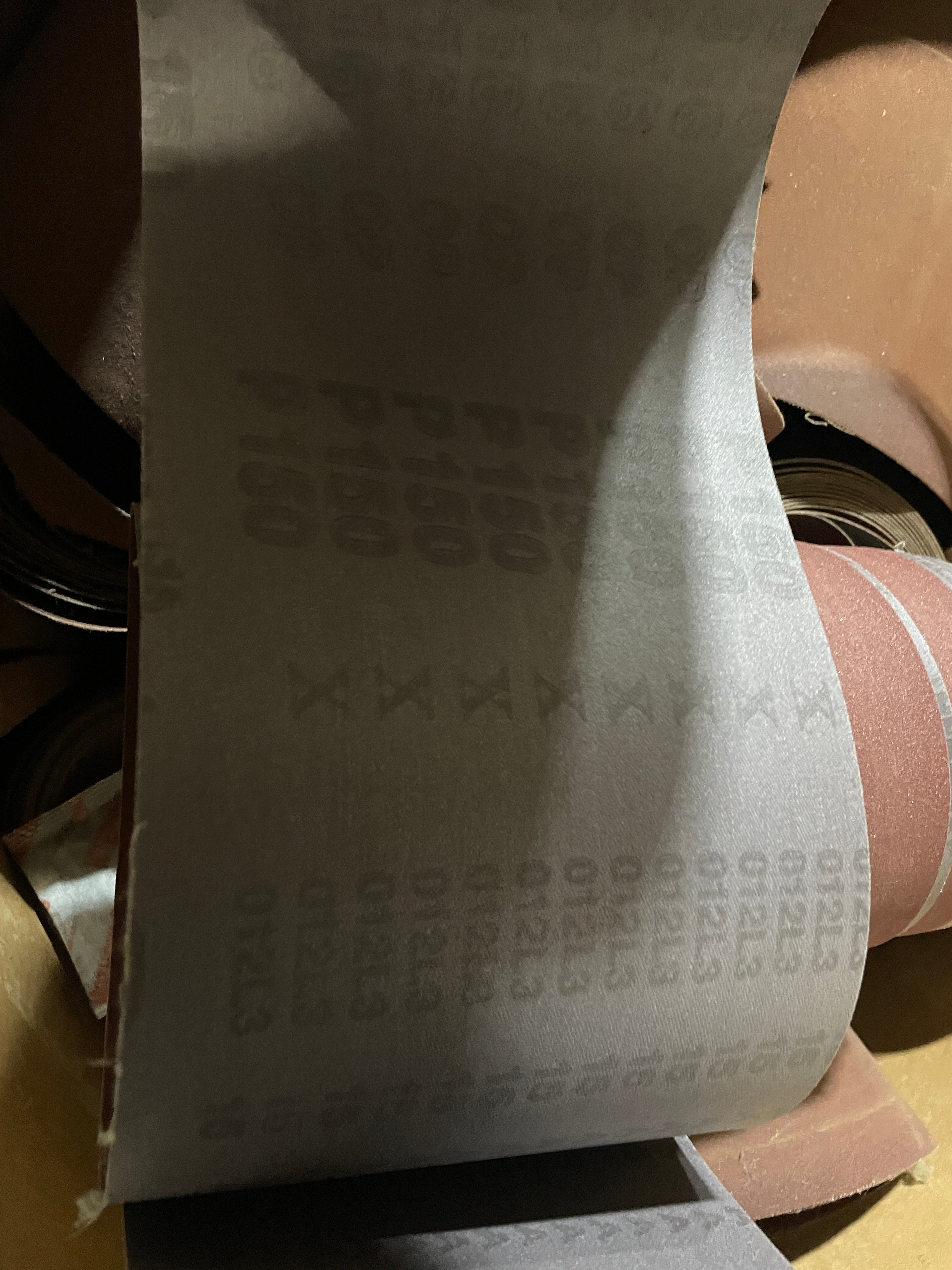 Hermes RB 316 OP Sand Paper Sanding Belt 150 Grit X-Cloth 012L3 15A 6" Wide