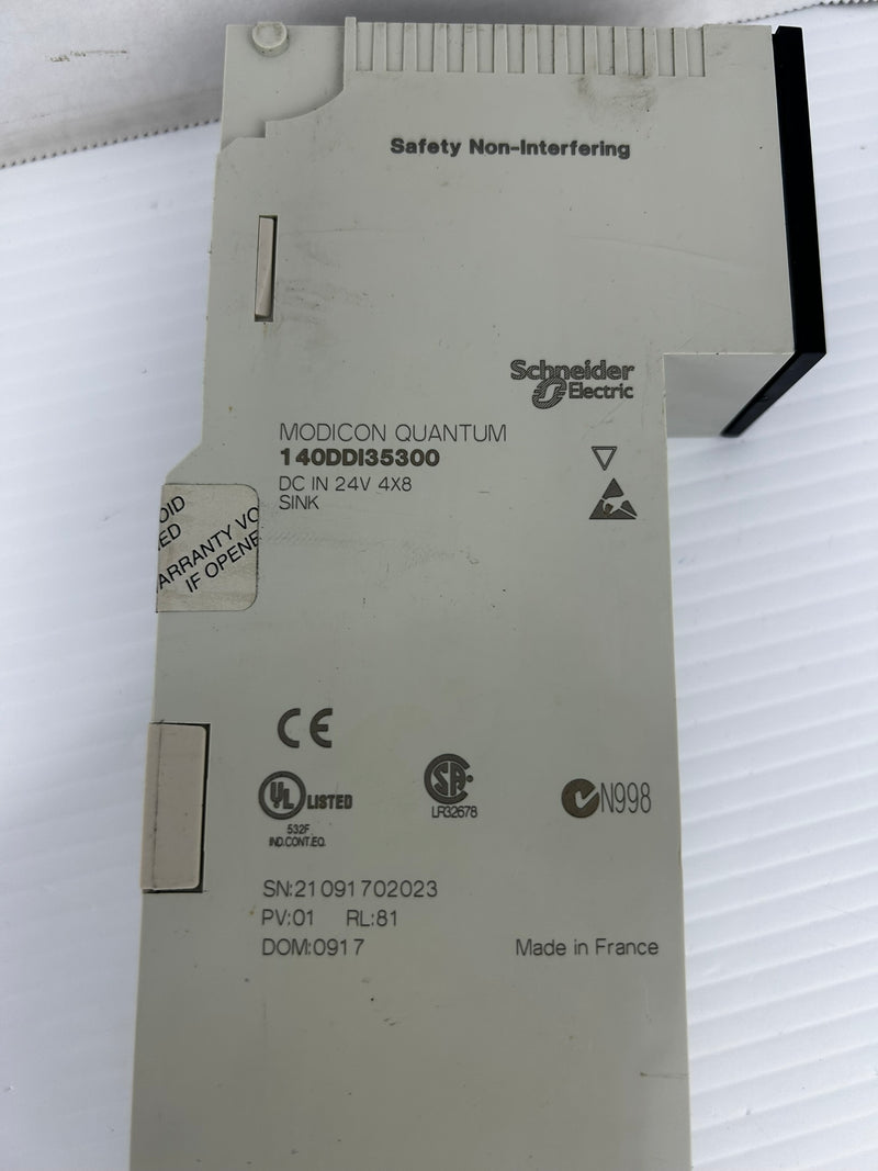 Schneider Electric 140DDI35300 Modicon Quantum 24V 4X8