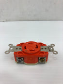 Leviton 2710-IG Orange Locking Receptacle 125/250V 30A - Lot of 2