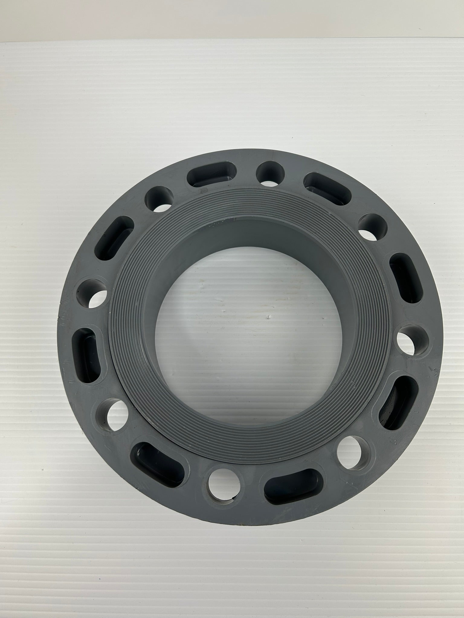 Spears PY1Z2 6" PVC-C 8-Bolt Pipe Flange & Glue In Socket NSF-61-G