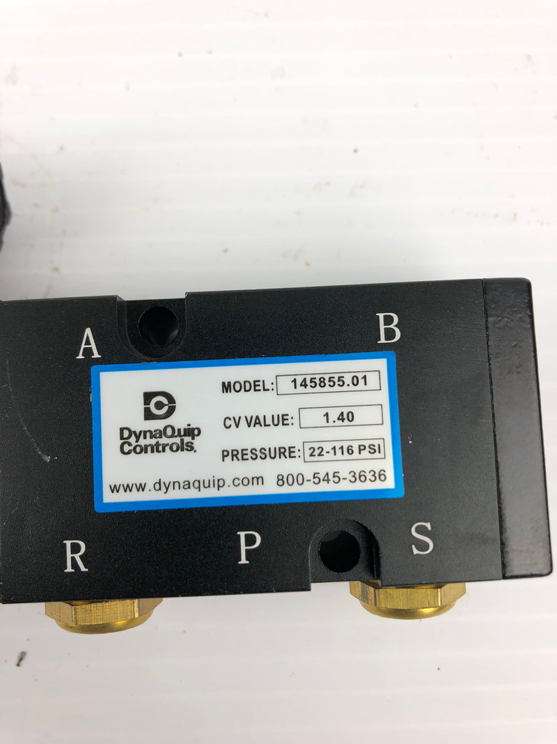 DynaQuip Controls 145855.01 Solenoid Pilot Valve