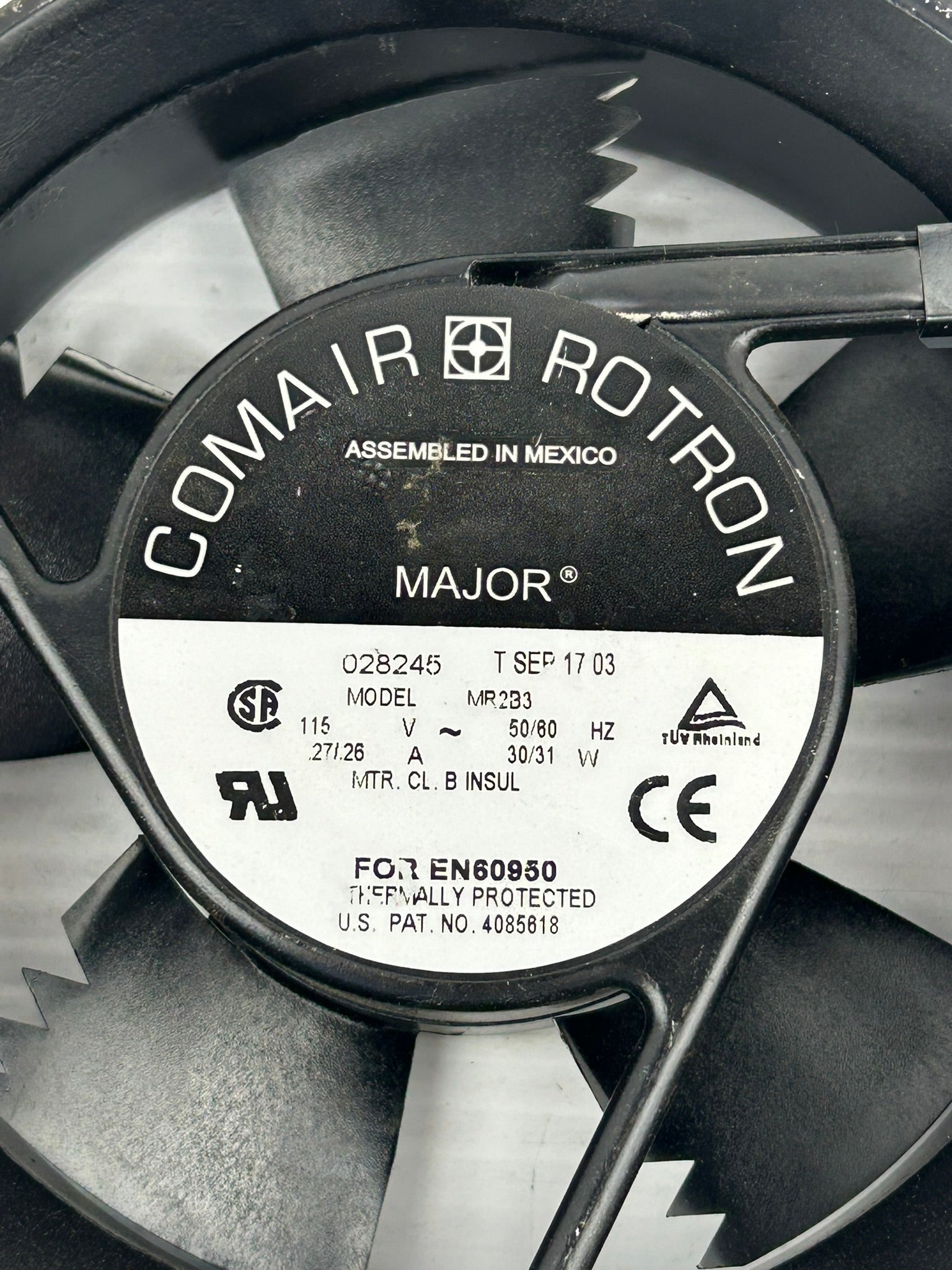 Comair Rotron MR2B3 Cooliong Fan 115V 50/60Hz 30/31W 028245