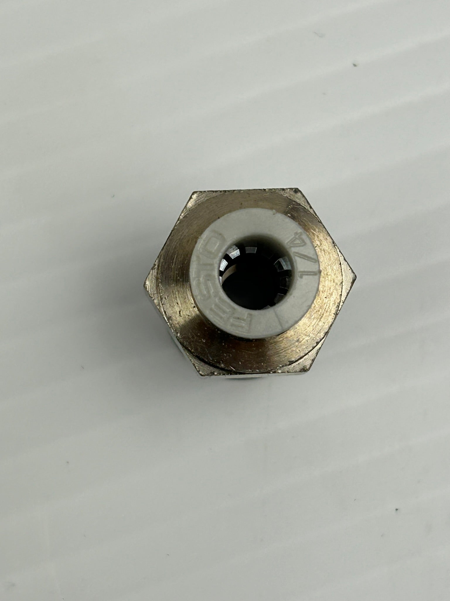 Festo 1/4" x 1/4" Push-in Tube Fitting for Tube Pun and Pan - Lot of 13