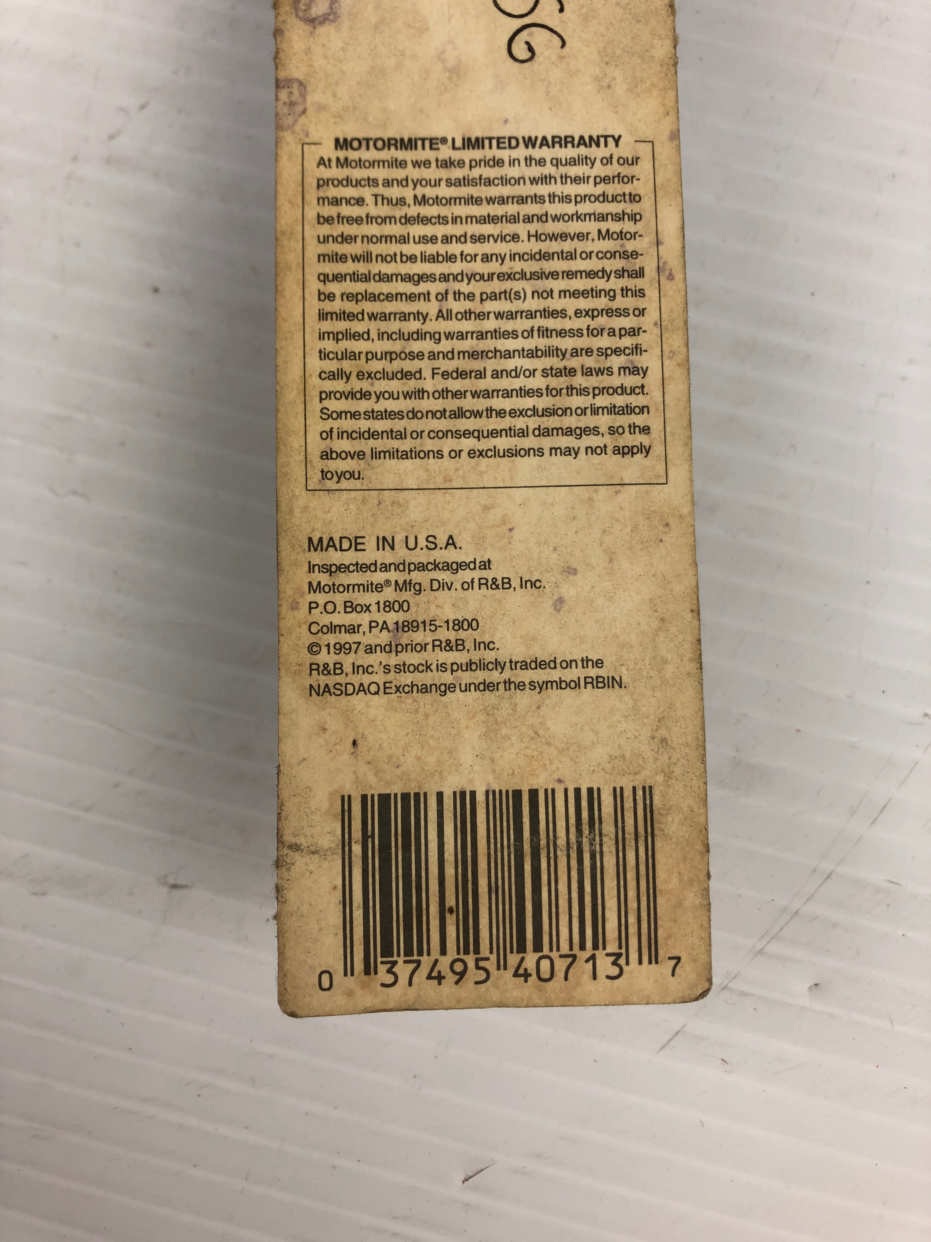 Spring-Tite 40713 Extension Spring 5-3/4" L x 1/4" Diameter